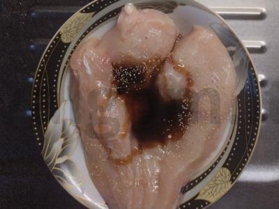 Vištienos filė orkaitėje su mocarela terijaki padaže Žingsnis 1