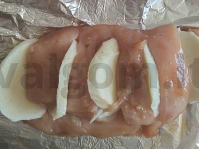 Vištienos filė orkaitėje su mocarela terijaki padaže Žingsnis 5