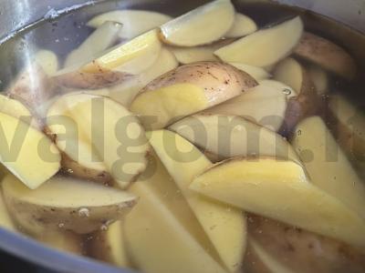 Kaimiški bulvės su česnaku Žingsnis 2