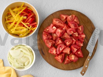 Baklažanai žiemai su pomidorais Žingsnis 1