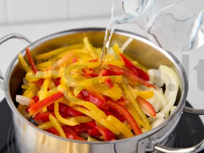 Baklažanai žiemai su pomidorais Žingsnis 5