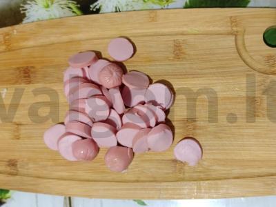 Sultinys su raugintais kopūstais ir dešrelėmis Žingsnis 5