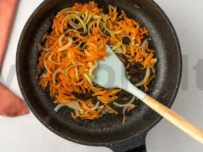 Patingėję kopūstai su rudaisiais ryžiais Žingsnis 4