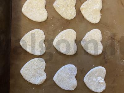 Sluoksniuota širdelė Žingsnis 4