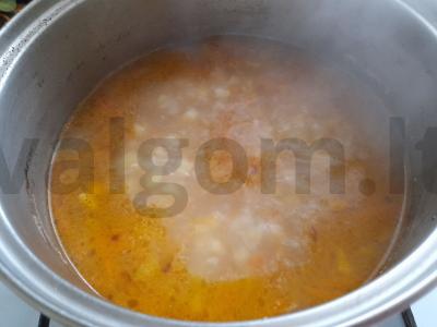 Kvapni konservuota skumbrės sriuba Žingsnis 8