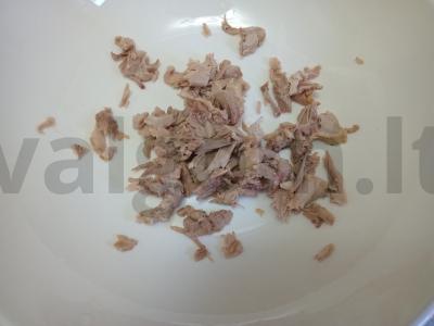 Okroška su kefyru, antis filė ir česnaku Žingsnis 1