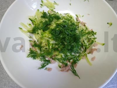 Okroška su kefyru, antis filė ir česnaku Žingsnis 3