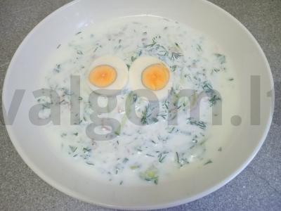 Okroška su kefyru, antis filė ir česnaku Žingsnis 7