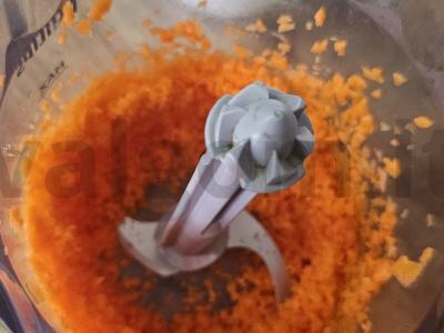 Morkų tortas su šokoladu ir marmeladu Žingsnis 2