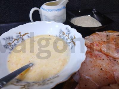 Vištienos atpjovos sūrio tešloje Žingsnis 2