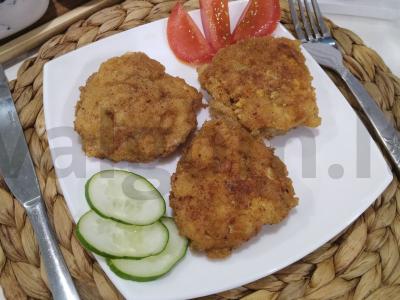 Vištienos atpjovos sūrio tešloje pagrindine nuotrauka