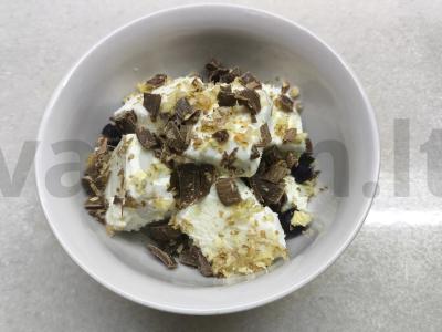 Ledai su serbentais, riešutais ir šokoladu Žingsnis 5