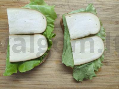 Sumuštiniai su rūkytu sūriu ir džiovintais pomidorais Žingsnis 5