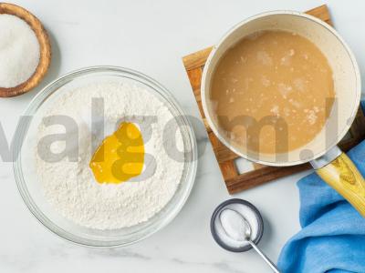 Minkšti alaus pretzeliai Žingsnis 2