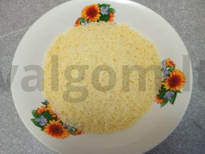 Kuskusas su vištienos širdelėmis, troškintomis grietinėje Žingsnis 8