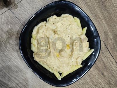 Vištienos krūtinėlė grietinėlės ir garstyčių padaže pietums Žingsnis 10