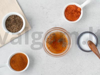 Meksikietiška salotos su vištiena Žingsnis 1