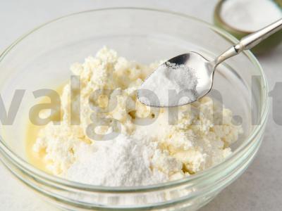 Kremiški žiedai su varškės kremu Žingsnis 5