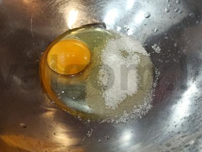 Blynai su varškės sūriu ir bananais Žingsnis 1