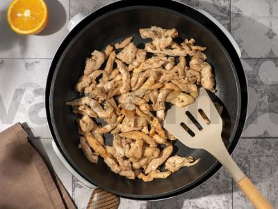 Salotas su sūrio rutuliukais ir sausainiais Žingsnis 4