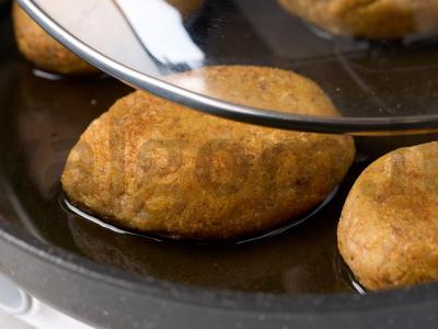 Vegetariškos grikių kotletai Žingsnis 11