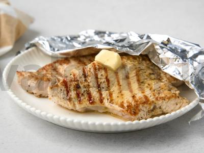 Kalakutienos steikas ant grilio keptuvės Žingsnis 4