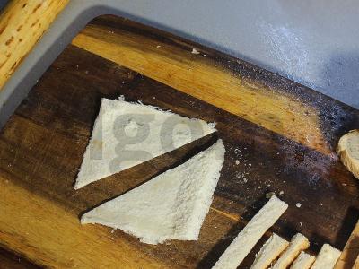 Šventiniai užkandžių vokai su įvairiomis įdarais Žingsnis 1