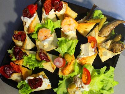 Šventiniai užkandžių vokai su įvairiomis įdarais Žingsnis 14