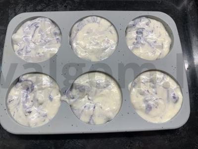 Vafliai su acidofiliu ir mėlynėmis Žingsnis 6