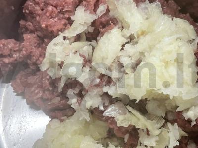 Mėsos kebabas su prieskoniais Žingsnis 3