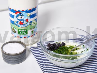 Lengvas salotas su vištiena ir kefyro padažu Žingsnis 5