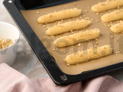 Eklerai su karameliniu kremu Žingsnis 7