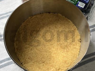 Estetinis varškės sūrio pyragas su mėlynėmis Žingsnis 8