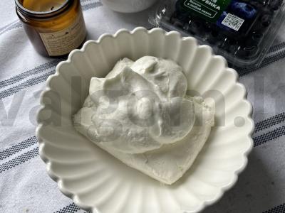 Estetinis varškės sūrio pyragas su mėlynėmis Žingsnis 11