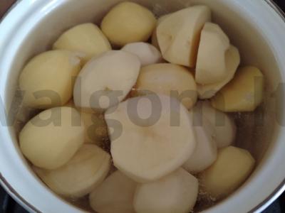 Kystybė iš lavašo su bulvėmis Žingsnis 1
