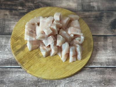 Greitas plovas su vištiena ir kmynais Žingsnis 1