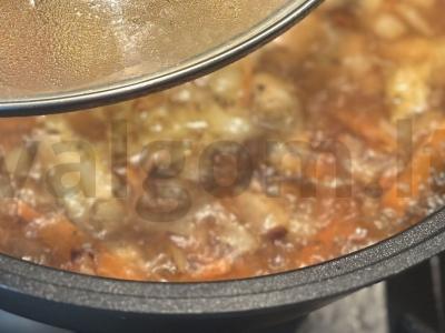 Greitas plovas su vištiena ir kmynais Žingsnis 6