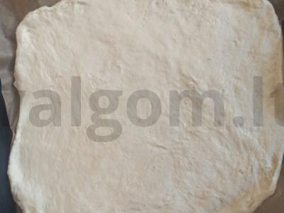 Skani pica iš paprasto tešlos Žingsnis 3