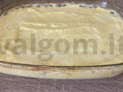 Namų apkepas su bulvių koše ir faršu pagrindine nuotrauka