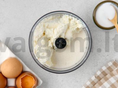 Marmurinė apkepas su šokoladu Žingsnis 1