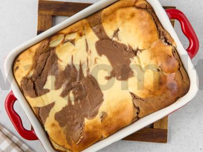 Marmurinė apkepas su šokoladu Žingsnis 5