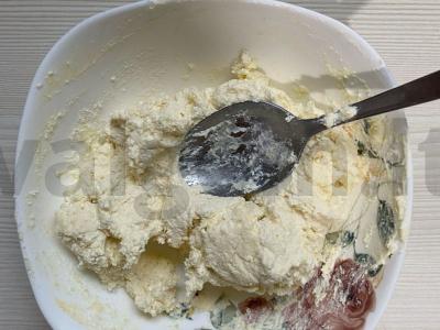 Sūrio blynai su džemo įdaru Žingsnis 4