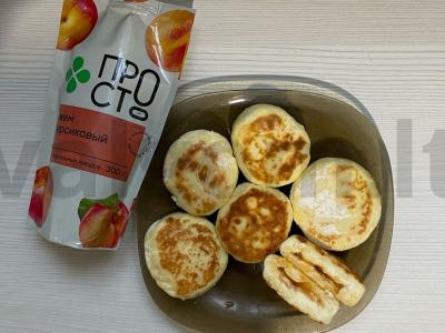 Sūrio blynai su džemo įdaru Žingsnis 10