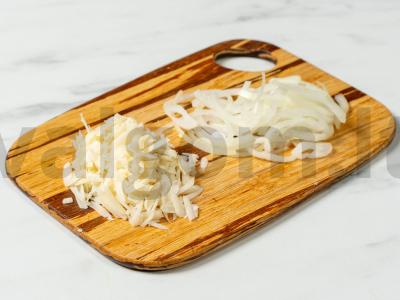 Keptas menkė grietinėje Žingsnis 1