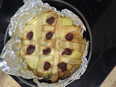 Varškės pyragas su braškių uogiene Žingsnis 8