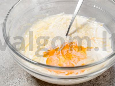 Karbona su grietinėlėmis ir bekonu Žingsnis 5