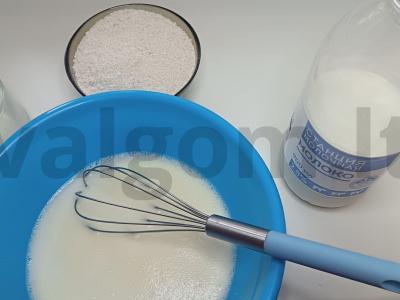 Avižiniai blynai su kopūstais, svogūnais ir kiaušiniu Žingsnis 2