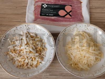 Užkandžių ritinėliai „Baltyminiai bombos“ Žingsnis 1