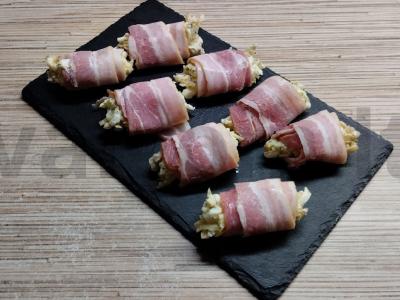 Užkandžių ritinėliai „Baltyminiai bombos“ Žingsnis 6