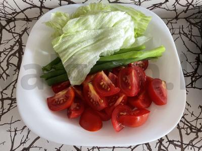 Šašlykas su vištienos filė tortilijoje Žingsnis 3